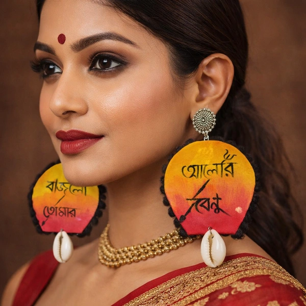 Bajlo Tomar Alor Benu Handmade Earring